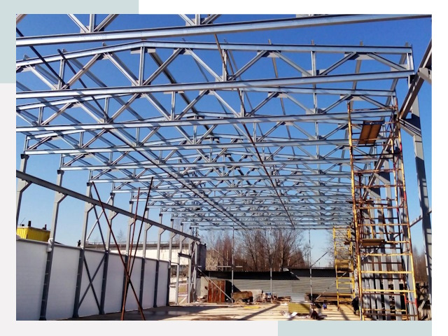 Строительство цехов в Вольск от 608 руб. под ключ