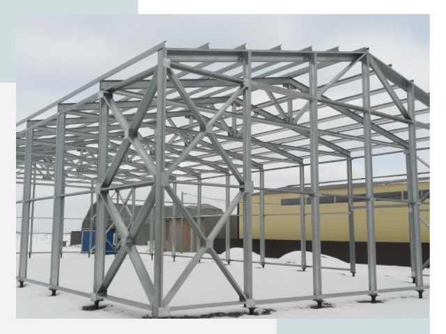 Каркасные ангары в Вольске