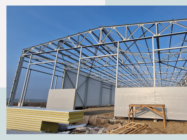 Утепленные ангары в Вольск от 608 руб. за м²