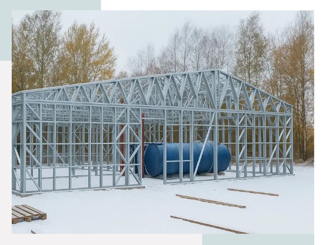 Металлические ангары в Вольске