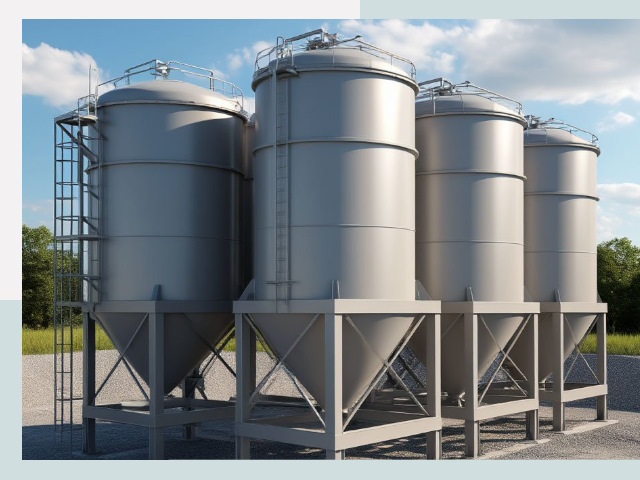 Металлические силосы от СтальСтрой-Вль по цене 608 руб.