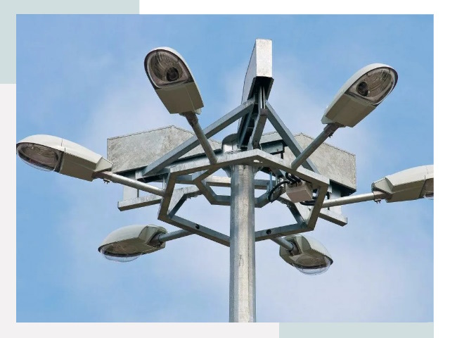 Монтаж осветительных мачт в Вольске