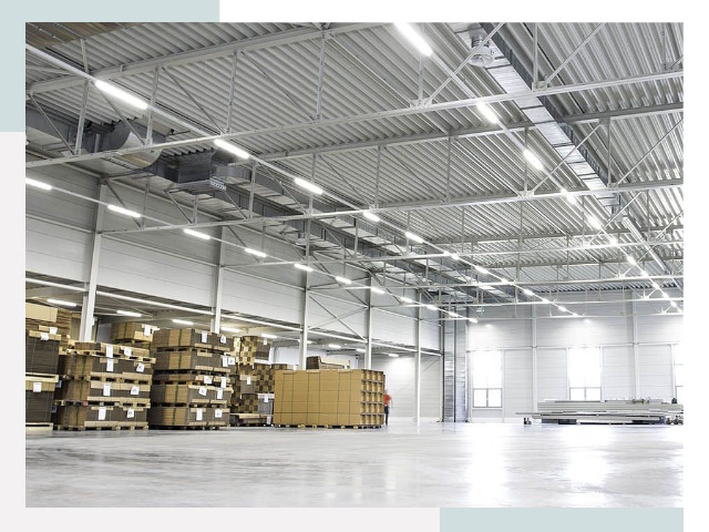 Освещение ангаров в Вольске