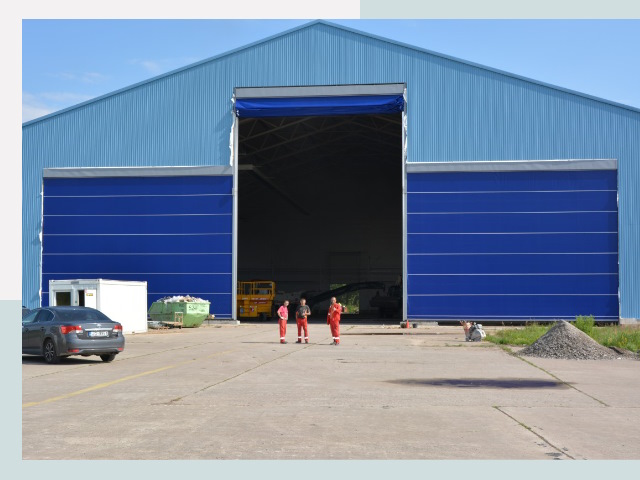 Ангарные ворота в Вольск от СтальСтрой-Вль по цене 608 руб.