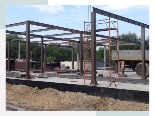 Фундамент для ангаров в Вольске