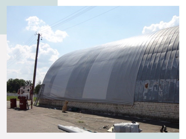 Ремонт ангаров в Вольске