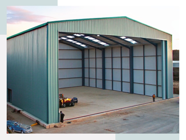 Строительство ангаров в Вольске